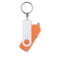 Universal USB Car Charger with Keyring with Customized Logo